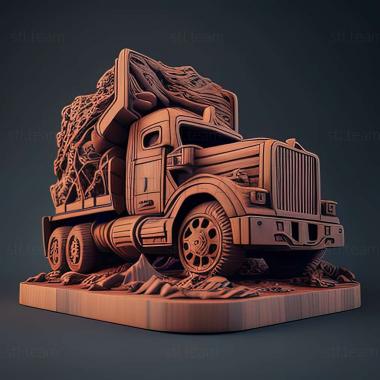 3D model Hard Truck Apocalypse game (STL)